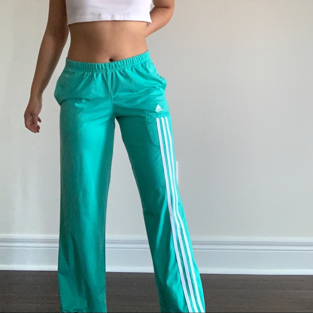 Retro Adidas Track pants w/signature stripes